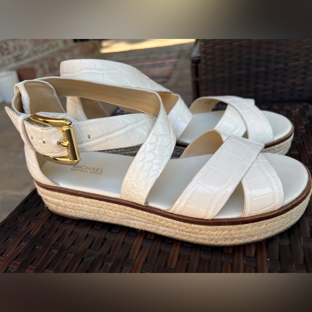 Michael Kors Darby Leather Espadrilles